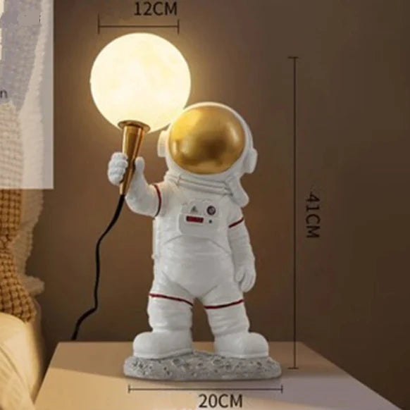 Lampe de chevet LED astronaute et lune chambre d'enfant