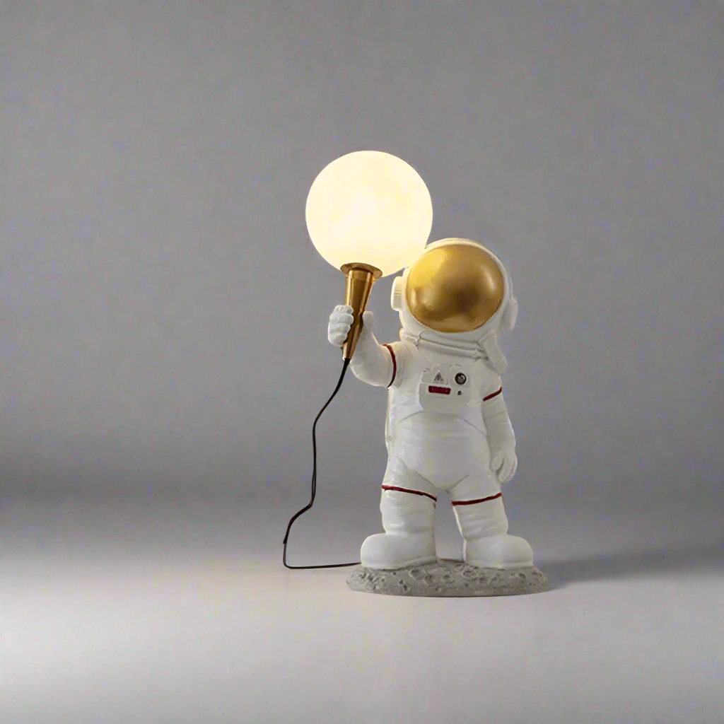 Lampe de chevet LED astronaute et lune chambre d'enfant
