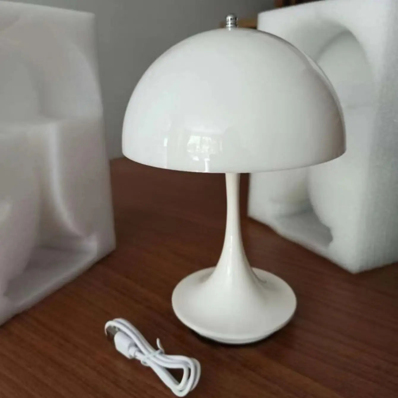 Lampe de table champignon chargement USB