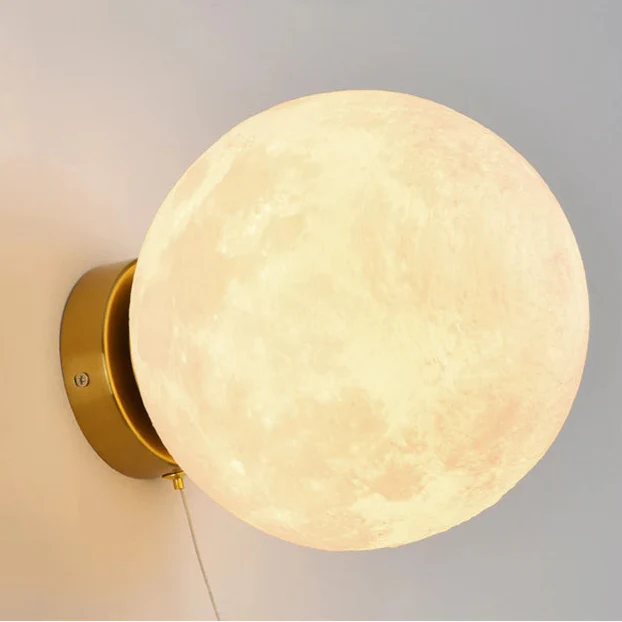 Applique murale design pour chambre d'enfant lune
