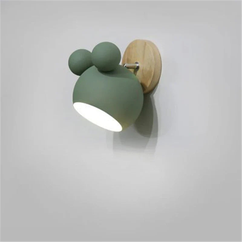 Applique murale nordique Mickey pour chambre d'enfant