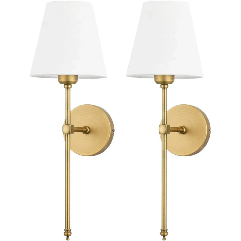 Applique murale américaine moderne pour chambre Doré (2  têtes) Mon Luminaire™