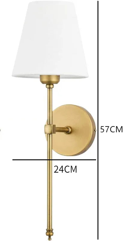 Applique murale américaine moderne pour chambre Doré Mon Luminaire™