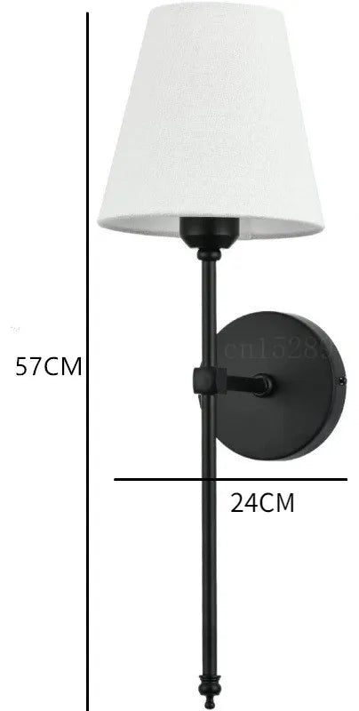 Applique murale américaine moderne pour chambre Noir Mon Luminaire™