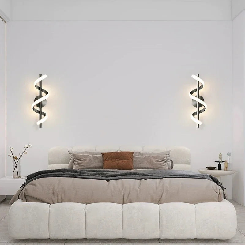 Applique murale chambre artistique en spirale Mon Luminaire™