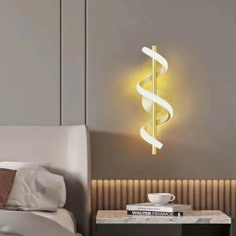 Applique murale chambre artistique en spirale Mon Luminaire™