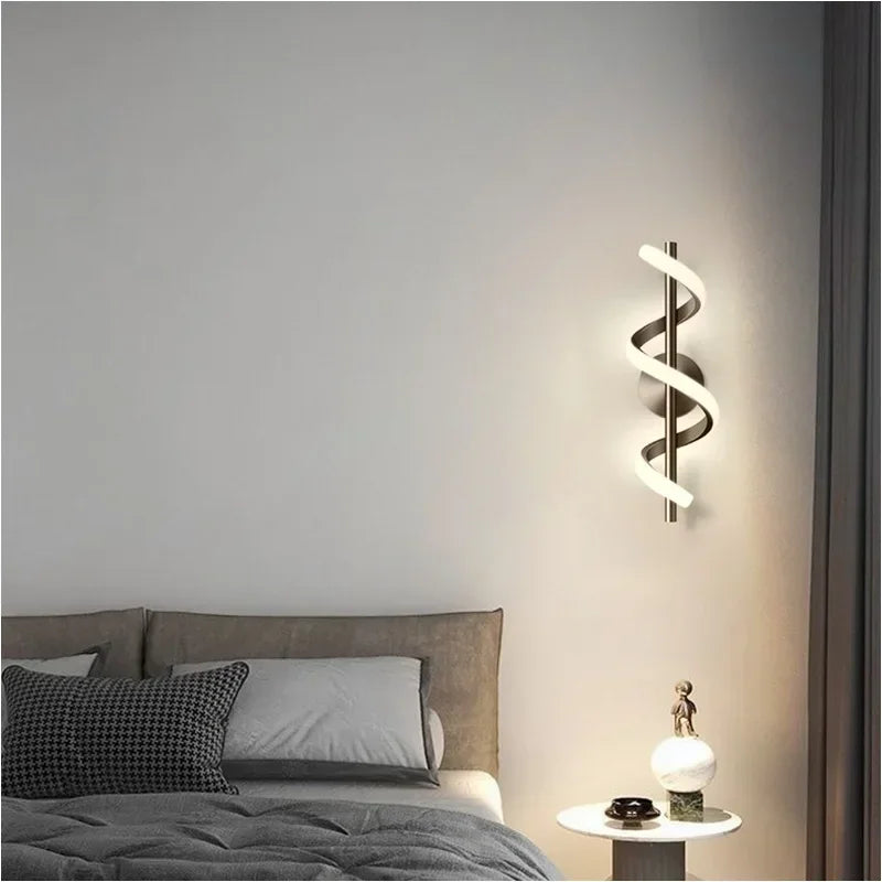 Applique murale chambre artistique en spirale Mon Luminaire™