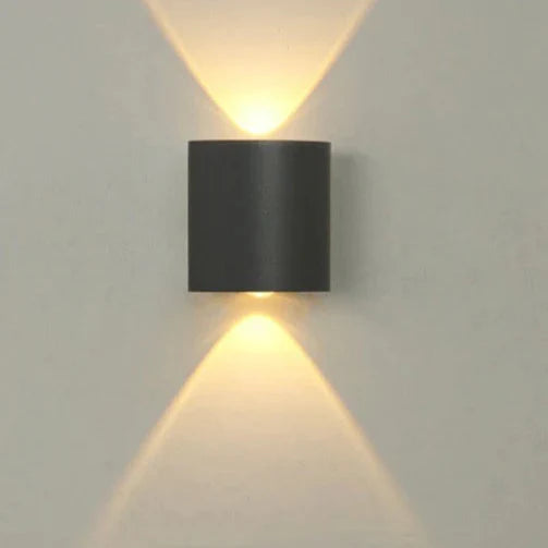 Applique murale chambre design et moderne Noir 2 / Blanc chaud (2700–3500K) Mon Luminaire™