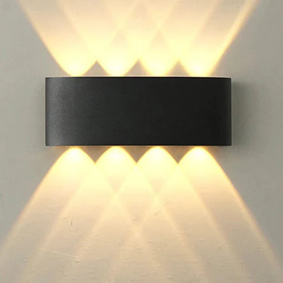 Applique murale chambre design et moderne Noir 8 / Blanc chaud (2700–3500K) Mon Luminaire™