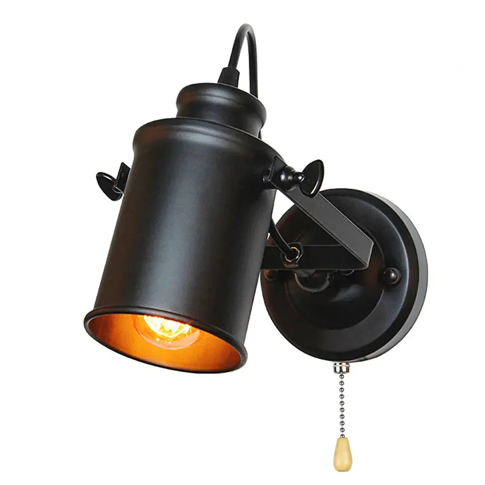 Applique murale chambre vintage noir Avec / 220V Mon Luminaire™