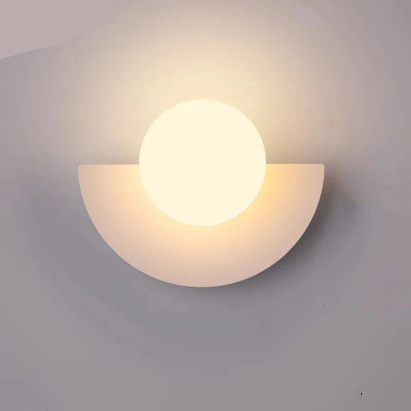Applique murale demi-lune moderne Blanc / Blanc froid (5500–7000K) Mon Luminaire™