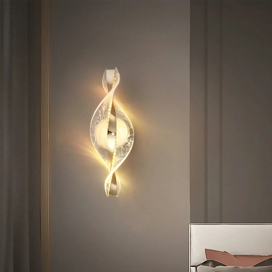 Applique murale design spirale Maison de la Lumière