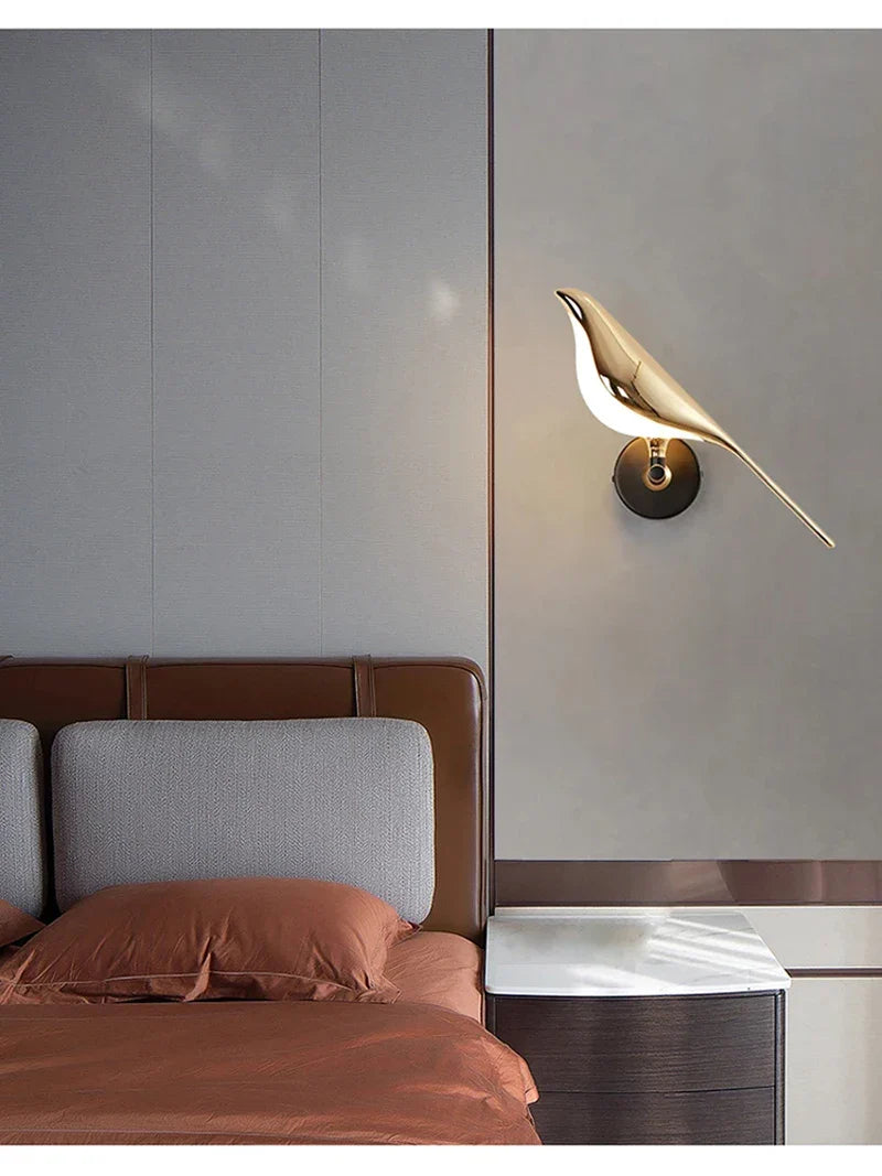 Applique murale en forme d’oiseau LED Maison de la Lumière