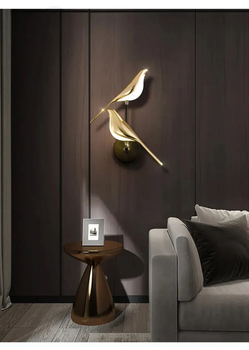 Applique murale en forme d’oiseau LED Maison de la Lumière