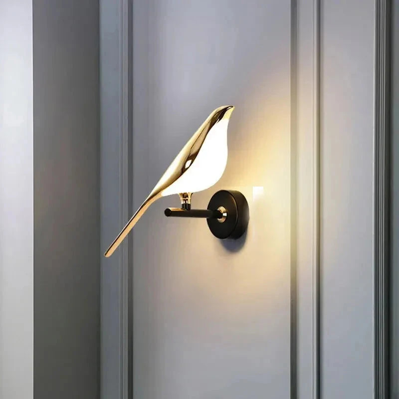Applique murale en forme d’oiseau LED Maison de la Lumière