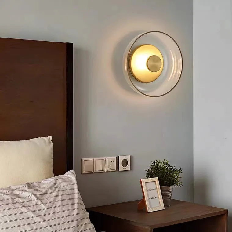 Applique murale en verre moderne forme circulaire Mon Luminaire™