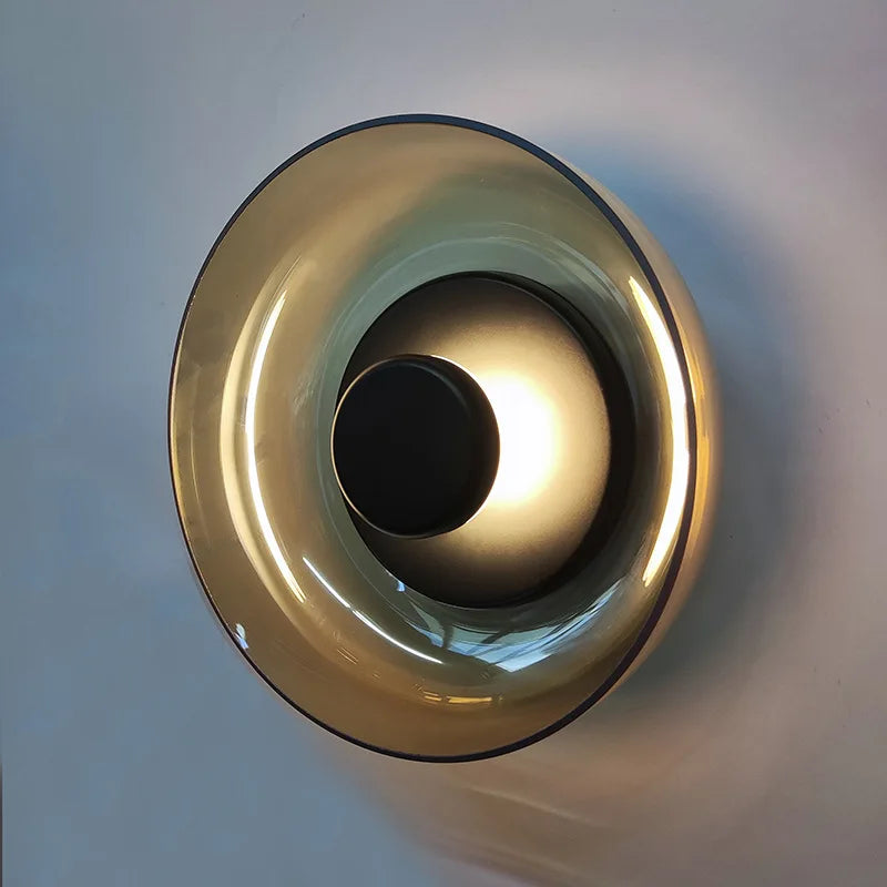 Applique murale en verre moderne forme circulaire Mon Luminaire™