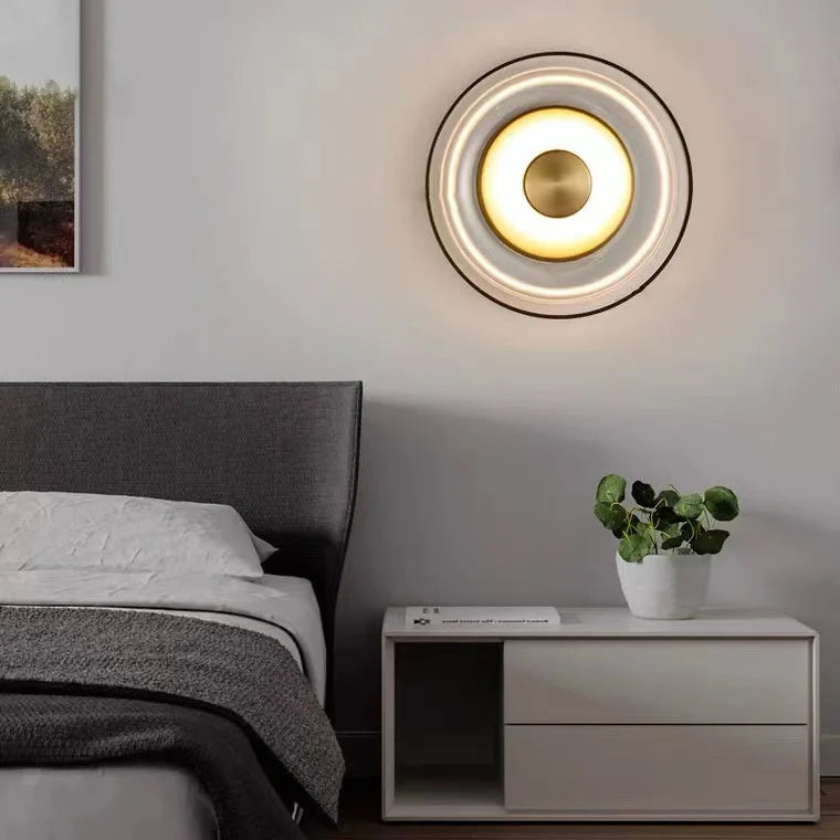 Applique murale en verre moderne forme circulaire Mon Luminaire™