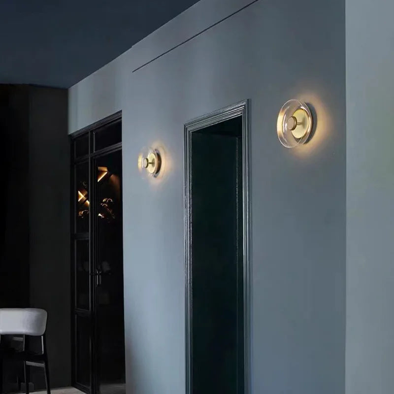 Applique murale en verre moderne forme circulaire Mon Luminaire™