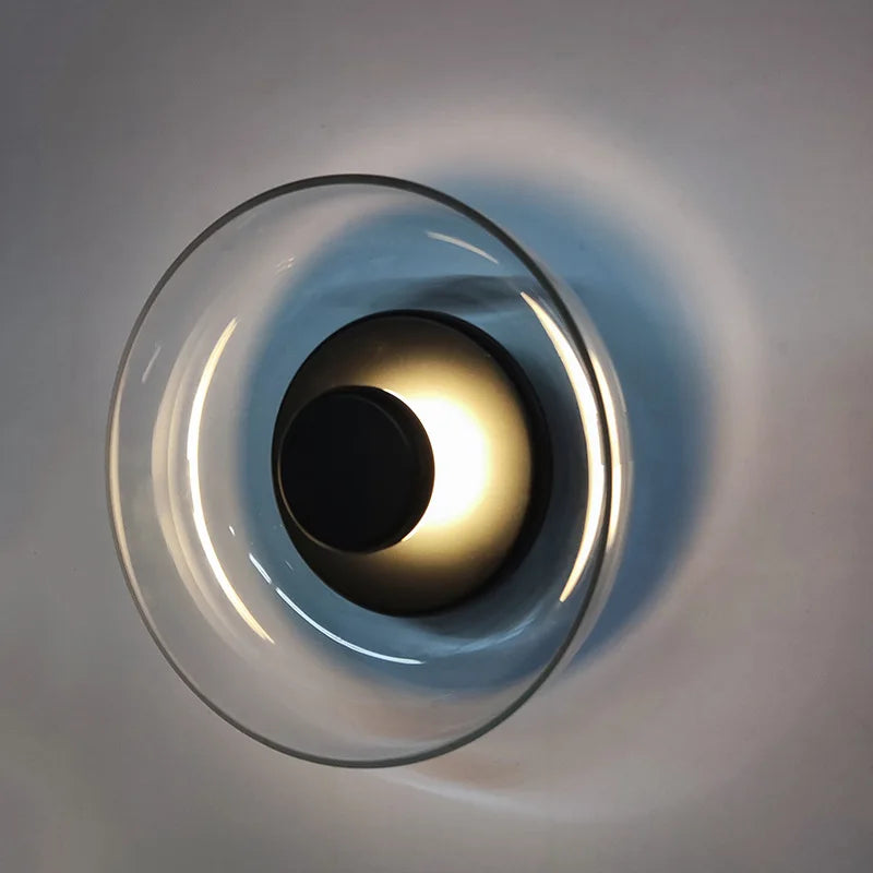 Applique murale en verre moderne forme circulaire Mon Luminaire™
