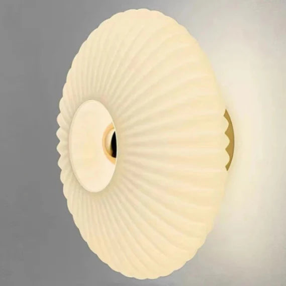 Applique murale en verre originale Crème / Blanc chaud Mon Luminaire™