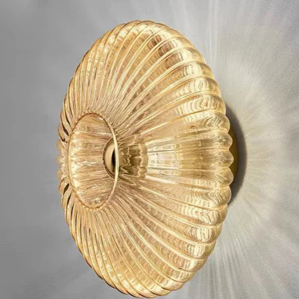 Applique murale en verre originale Marron / Blanc chaud Mon Luminaire™