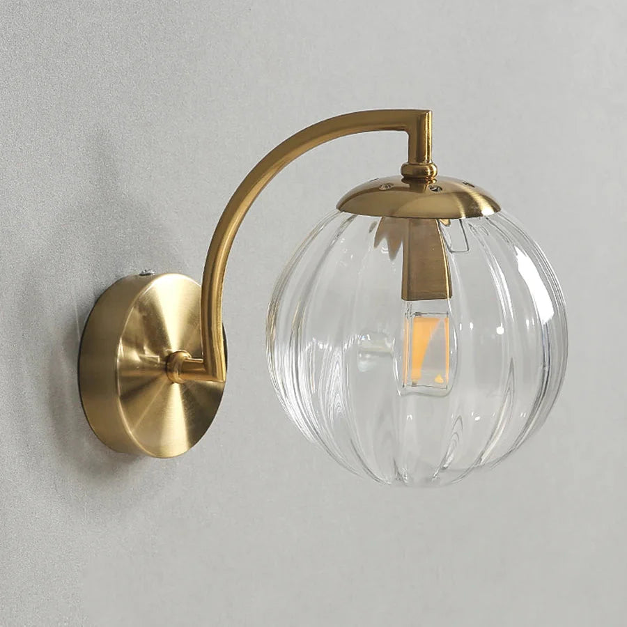 Applique murale en verre style nordique Transparent Mon Luminaire™