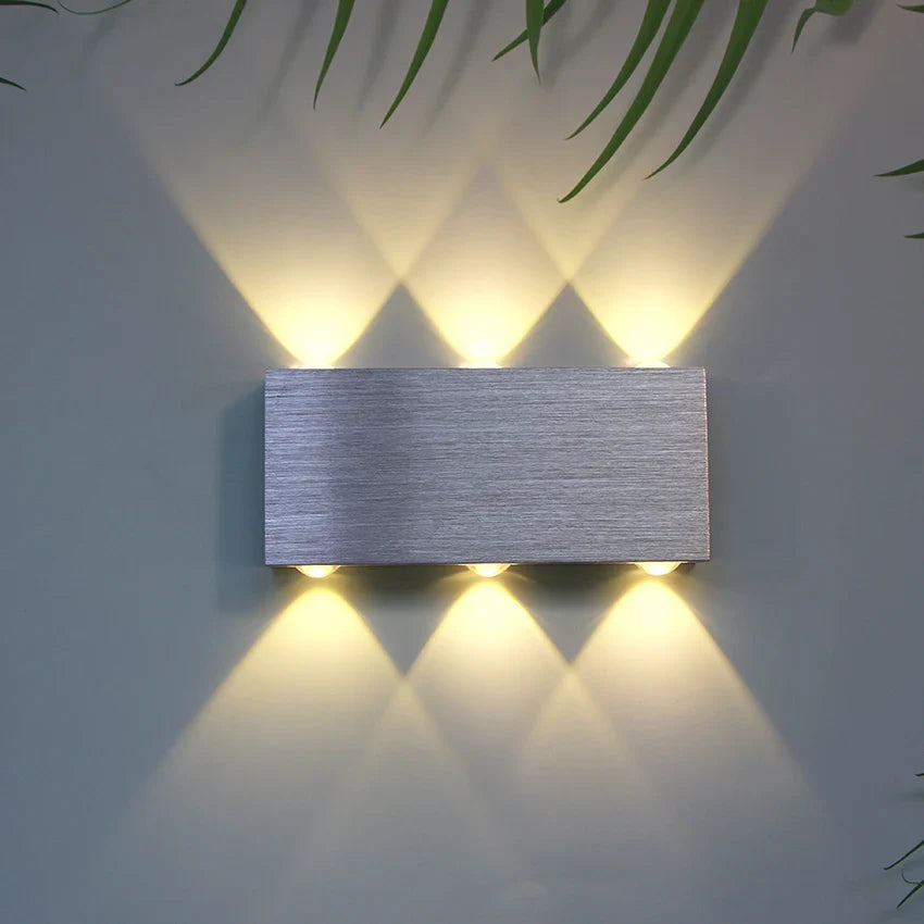 Applique murale minimaliste LED Argenté 6 / Blanc chaud (2700–3500K) Mon Luminaire™