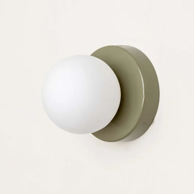 Applique murale minimaliste macaron Vert / 10cm Mon Luminaire™