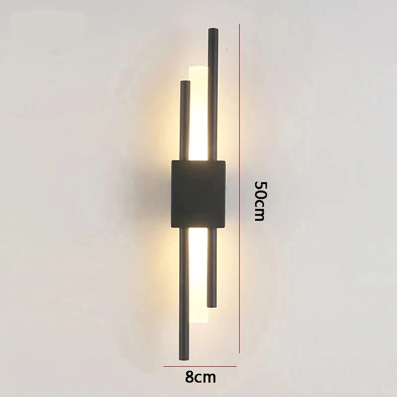 Applique murale moderne et artistique LED Noir / Naturelle Mon Luminaire™