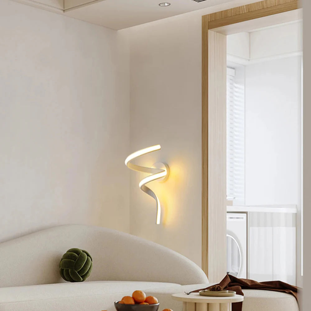 Applique murale moderne tourbillon Maison de la Lumière