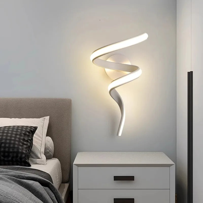 Applique murale moderne tourbillon Maison de la Lumière