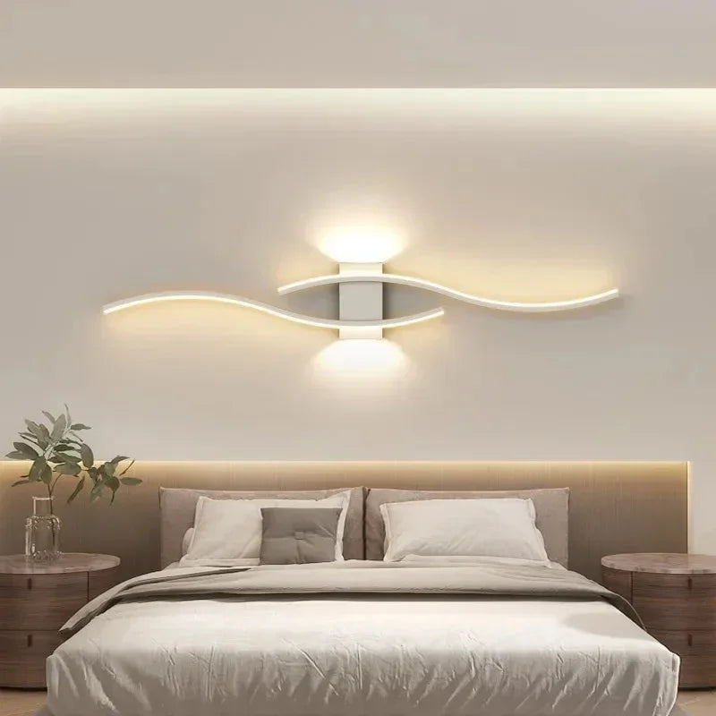 Applique murale moderne vague de chambre Maison de la Lumière