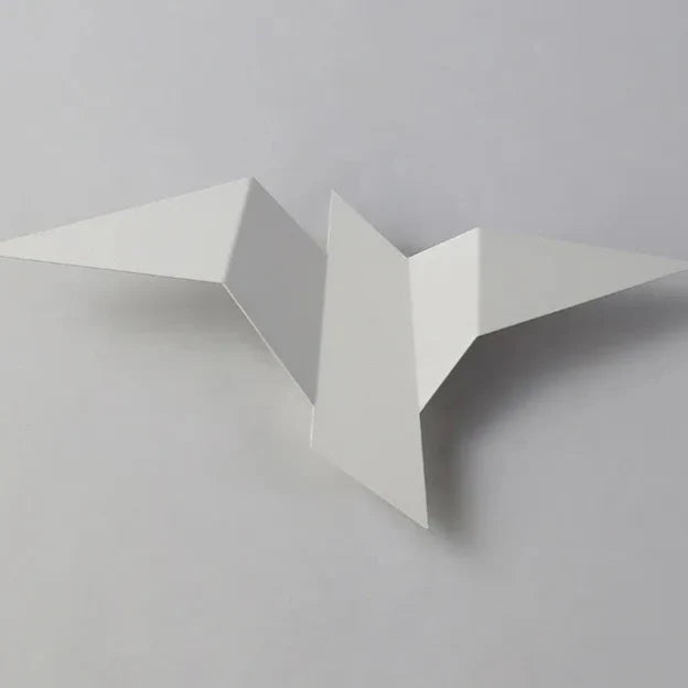 Applique murale nordique motif oiseau Blanc / Blanc neutre (4000K) Maison de la Lumière