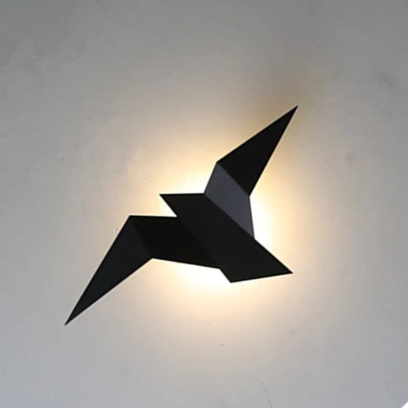 Applique murale nordique motif oiseau Maison de la Lumière