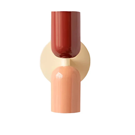 Applique murale scandinave à double tête Rouge/Rose Mon Luminaire™