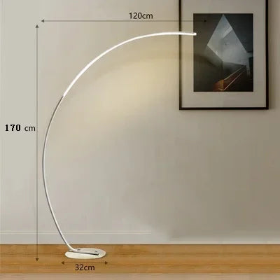 Lampadaire de salon chic et moderne LED Blanc Mon Luminaire™
