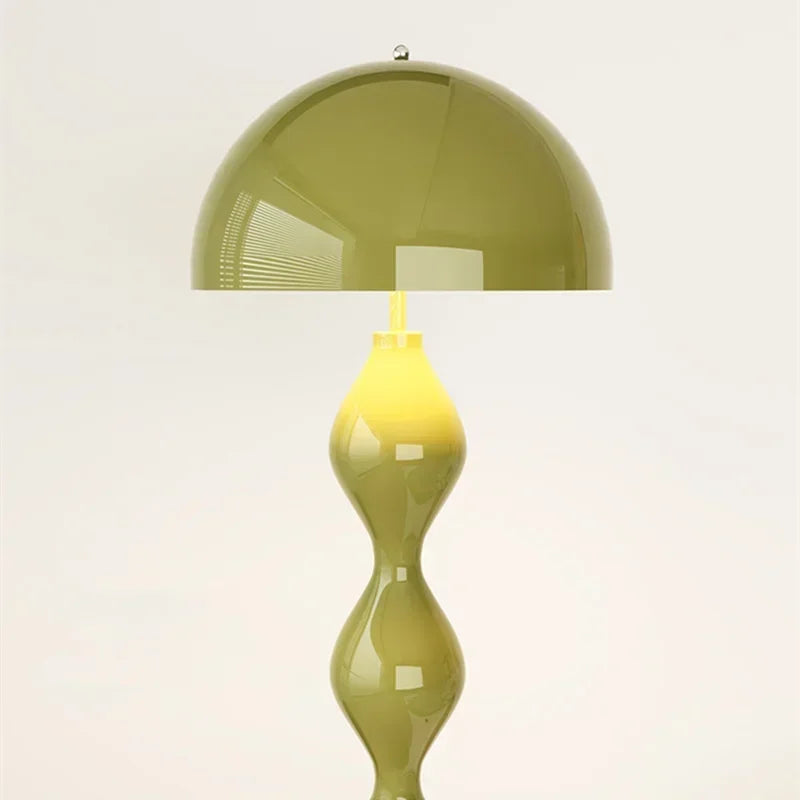 Lampadaire design rétro colonne ondulée Maison de la Lumière