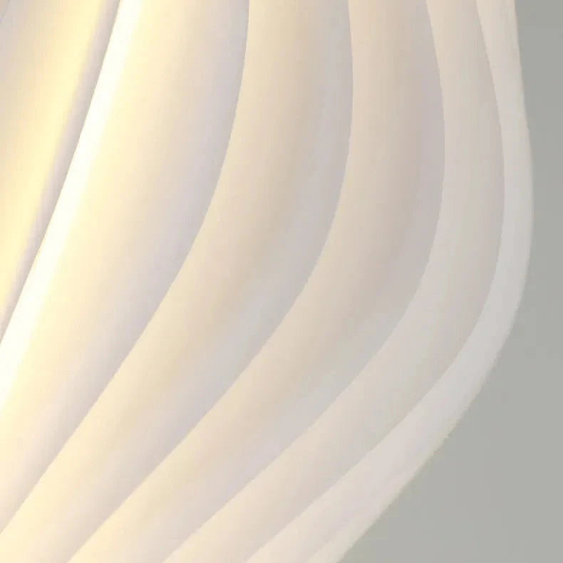 Lampadaire design vague sculpturale blanc LED Maison de la Lumière