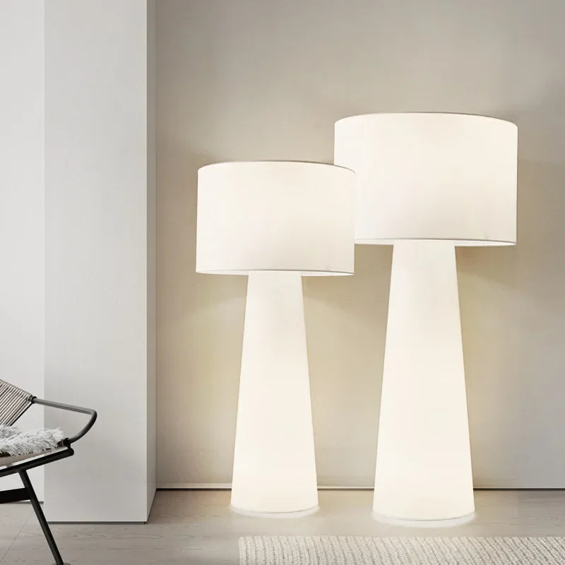 Lampadaire moderne LED champignon blanc Maison de la Lumière