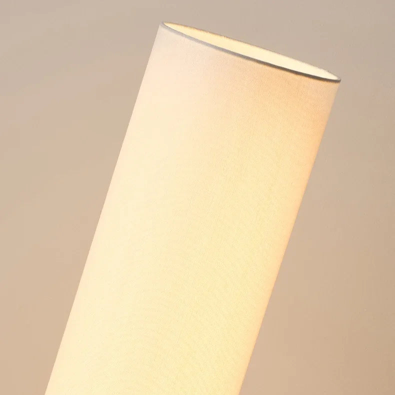 Lampadaire scandinave tripode bois & tissu Maison de la Lumière