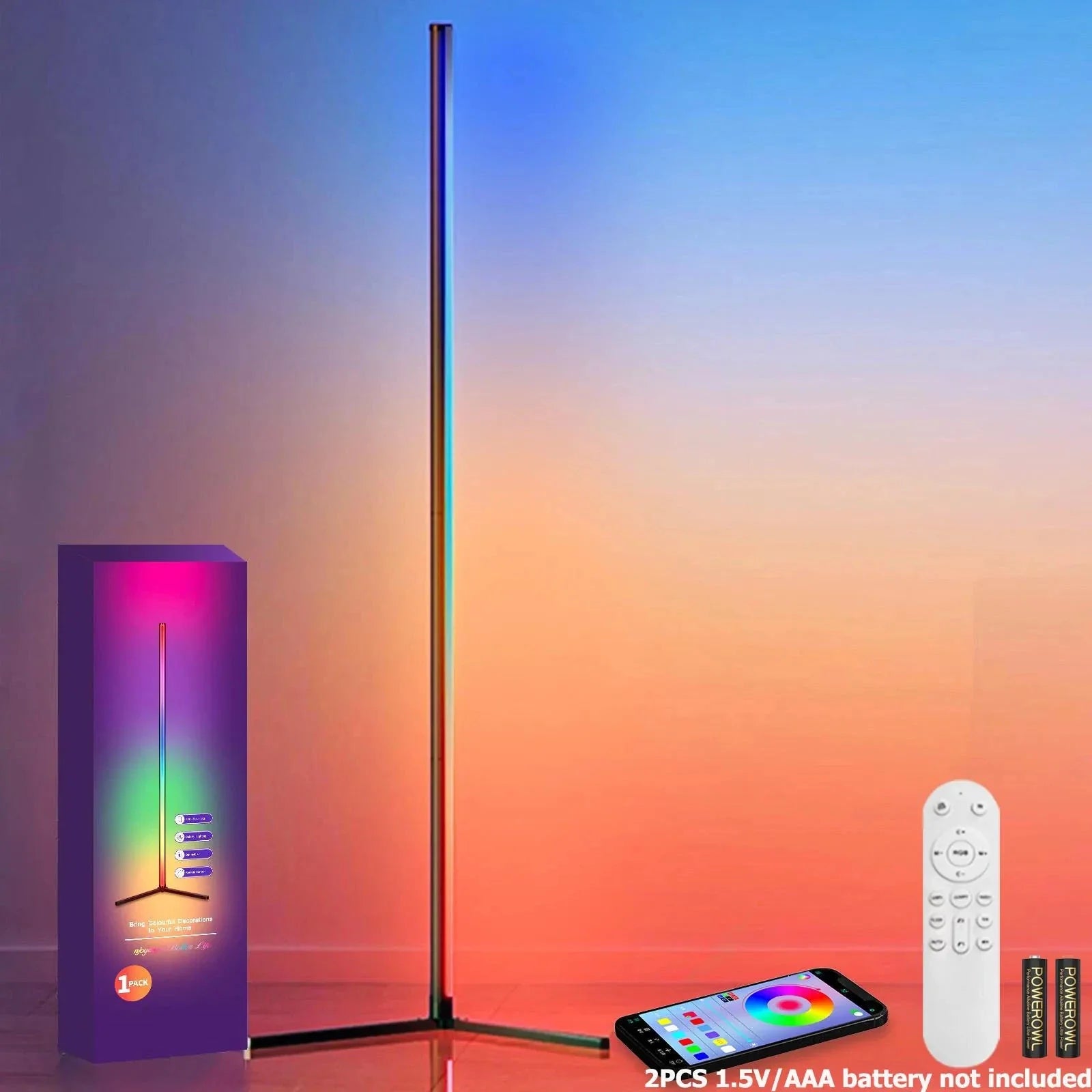 Lampe d'angle moderne et chic LED 155cm Mon Luminaire™