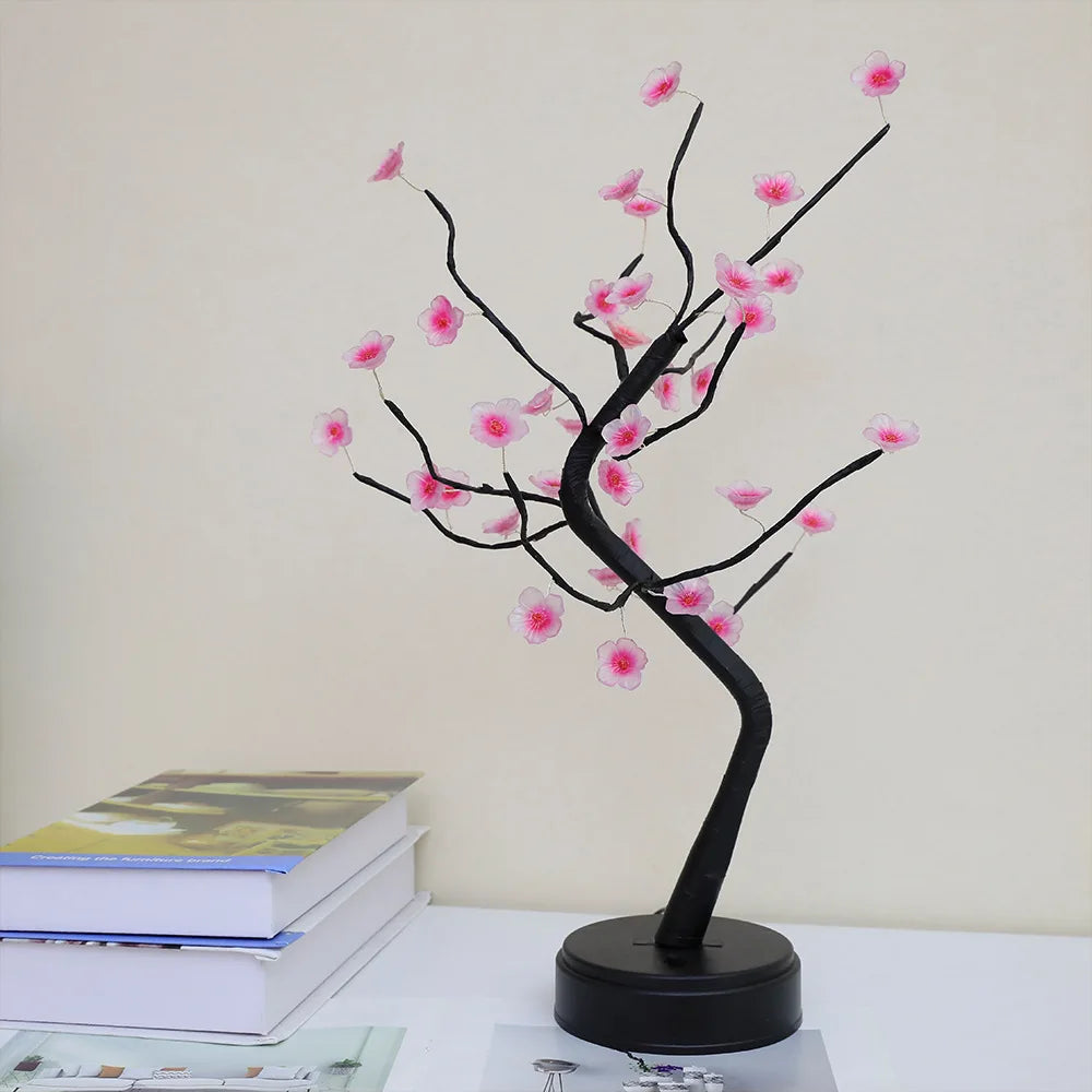 Lampe de chevet arbre sakura LED Mon Luminaire™