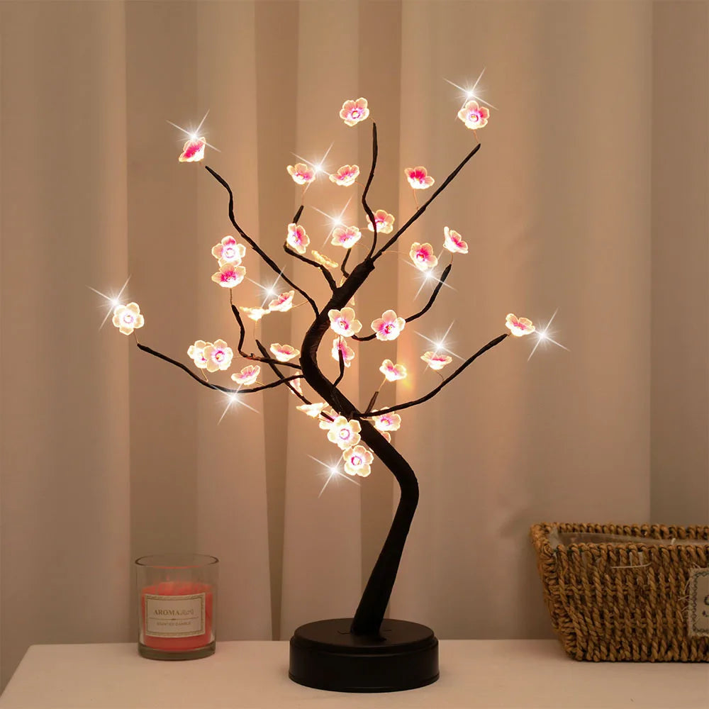 Lampe de chevet arbre sakura LED Mon Luminaire™
