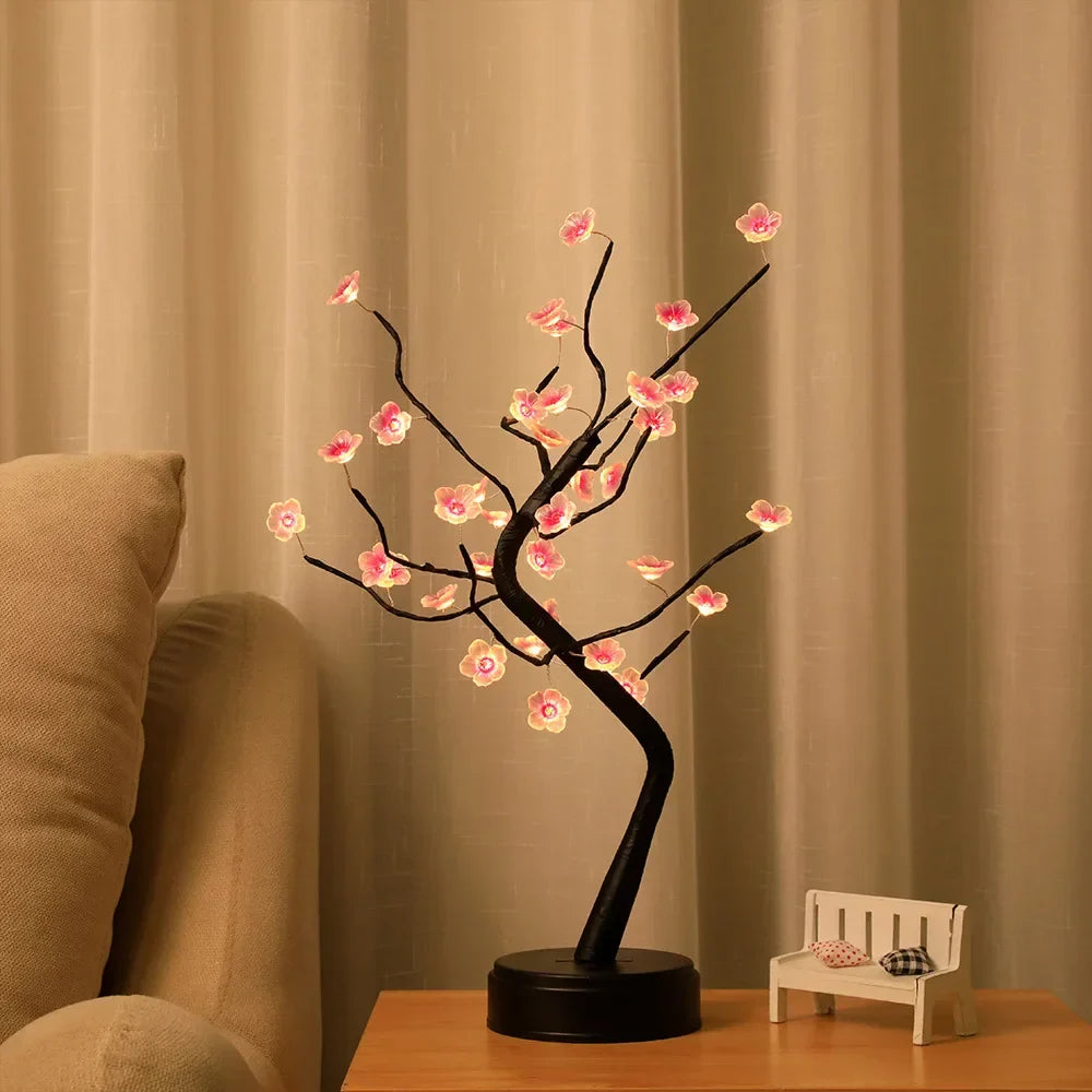 Lampe de chevet arbre sakura LED Mon Luminaire™