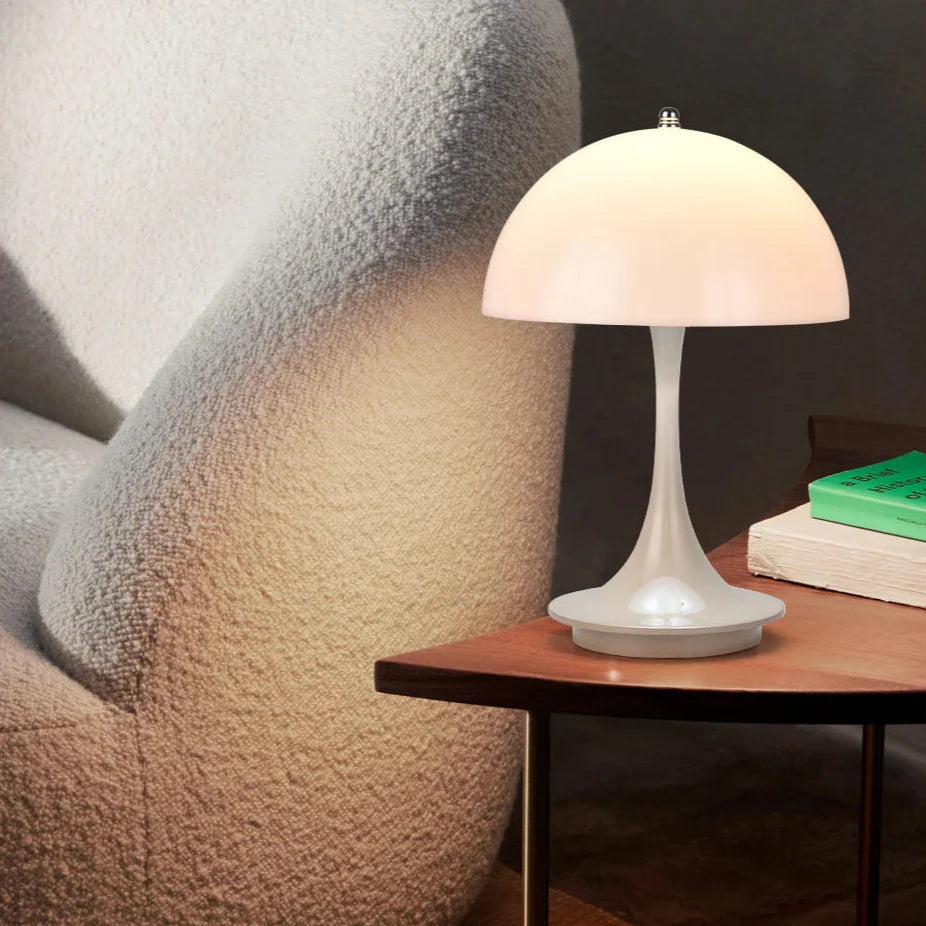 Lampe de chevet champignon LED Blanc Maison de la Lumière