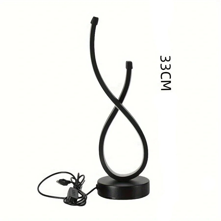 Lampe de chevet LED design croisé lumière tricolore Mon Luminaire™