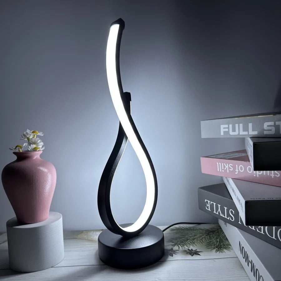 Lampe de chevet LED design croisé lumière tricolore Mon Luminaire™