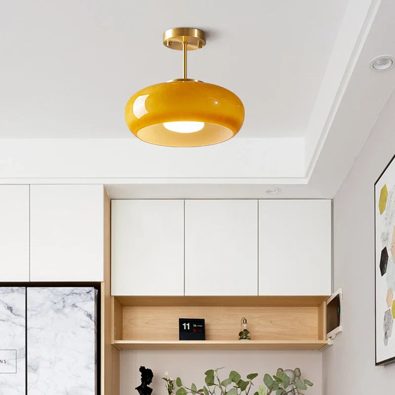Lampe suspendue en verre au style Bauhaus Mon Luminaire™