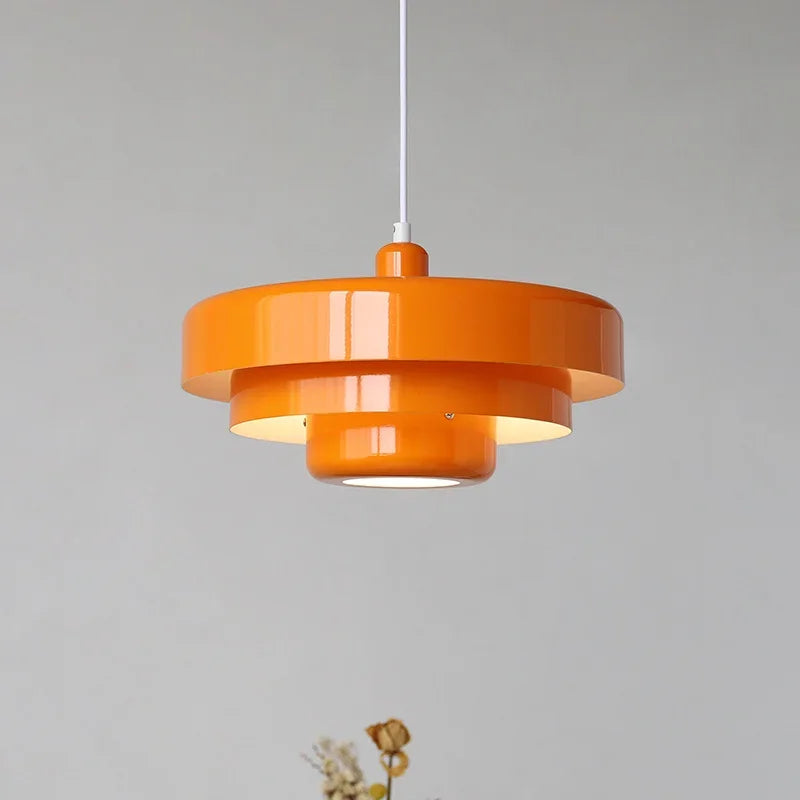 Luminaire LED plafonnier rétro médiéval Orange Maison de la Lumière